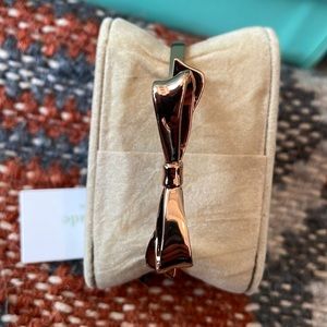 [kate spade] NWT rose gold bow bangle